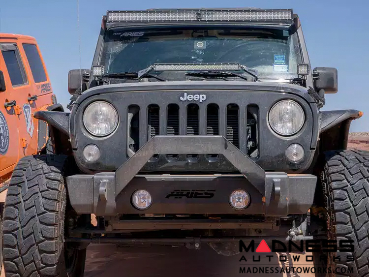 Jeep Wrangler JL Front Stubby Bumper w/ Brush Guard